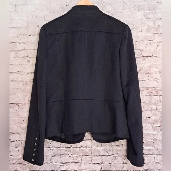 Ann Taylor Loft Military Style Classic Blazer Jacket Size 6 - Picture 4 of 8